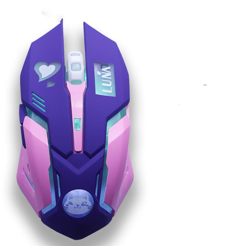 Silent Gaming Mouse - Mute Click Optical Mouse for PC & Laptop - Marify