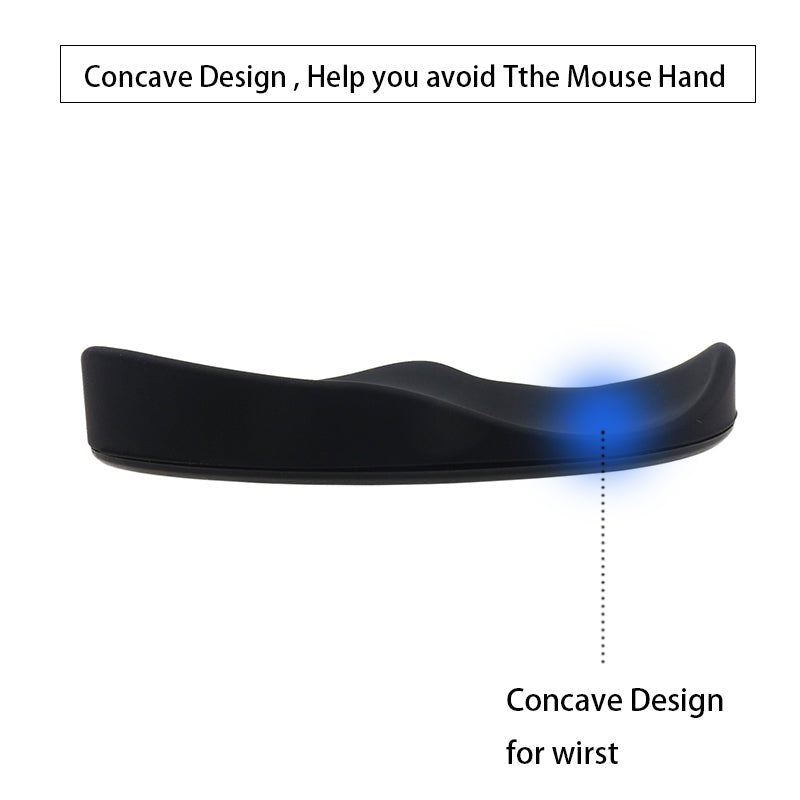 Ergonomic Silicone Wrist Rest Mouse Pad - Non-Slip Gel Support Mat for Office & Gaming - Marify