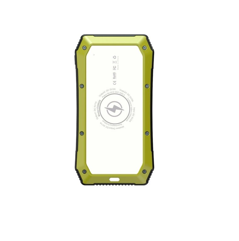 Solar Wireless Power Bank with Torch - Portable Charger for iPhone & Android - Marify