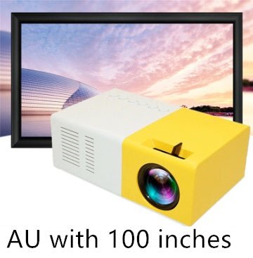 YG300 Mini Portable Projector - HD LED Home Theater Cinema with HDMI & USB - Marify