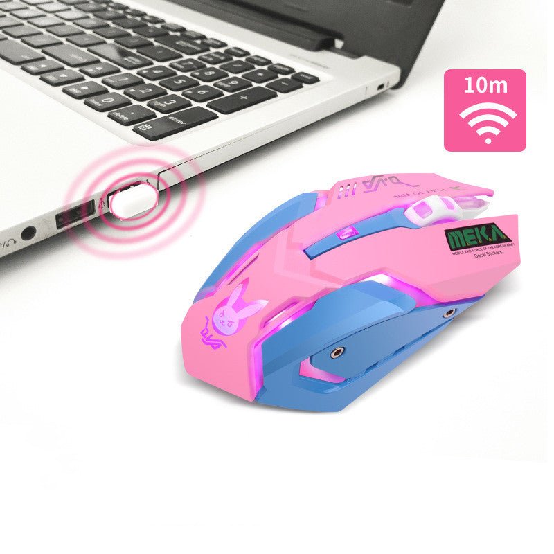 Silent Gaming Mouse - Mute Click Optical Mouse for PC & Laptop - Marify