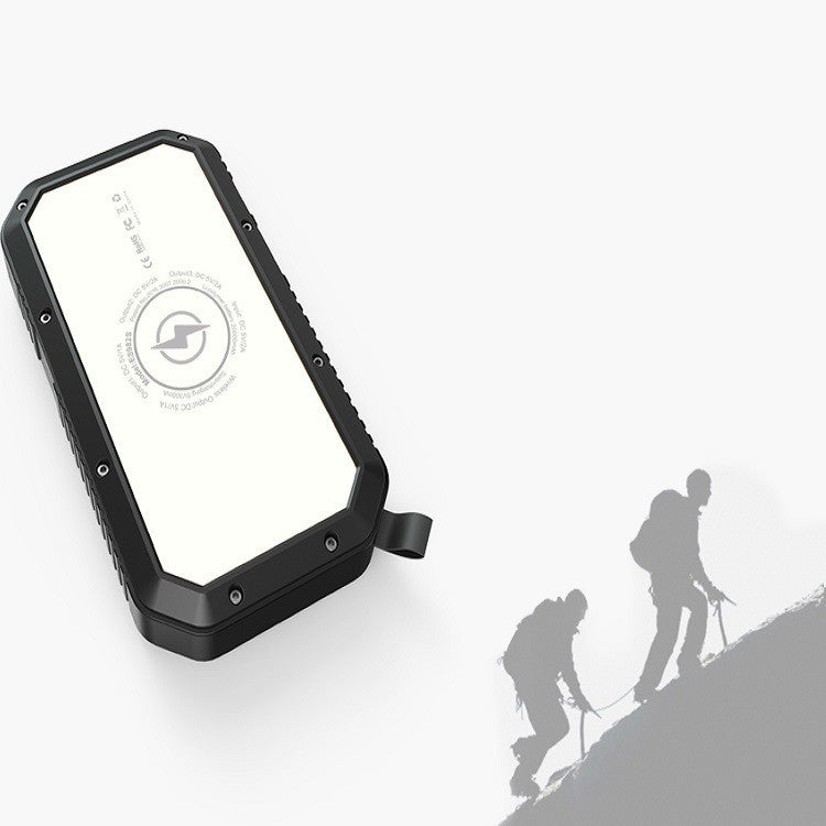 Solar Wireless Power Bank with Torch - Portable Charger for iPhone & Android - Marify