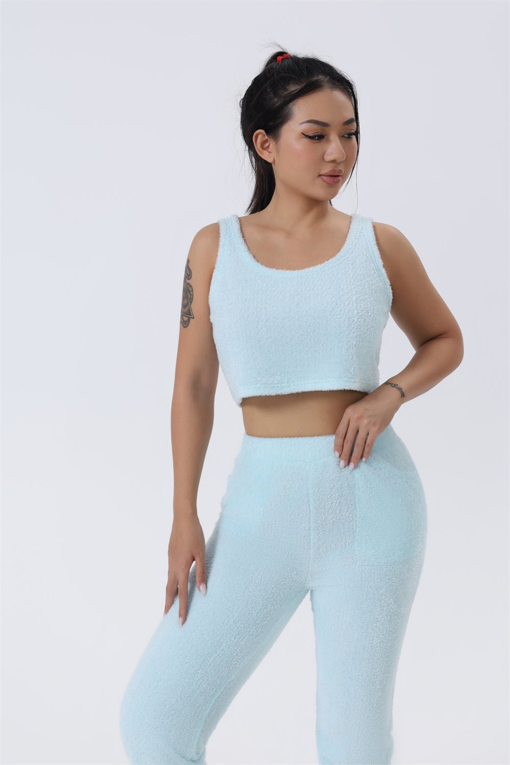 Women's 3-Piece Cozy Pajama Lounge Set - Warm Matching Suit | Winter Loungewear - Marify