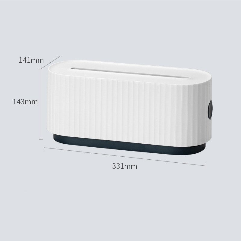 Power Strip Cable Storage Box - Anti-Dust Charger Socket Organizer & Wire Management Bin - Marify