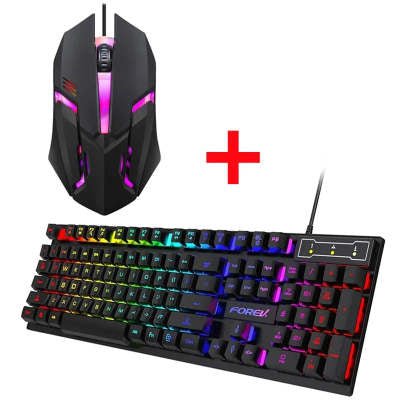 Wired RGB Keyboard - Luminous Backlit Keyboard for Desktop & Laptop - Marify