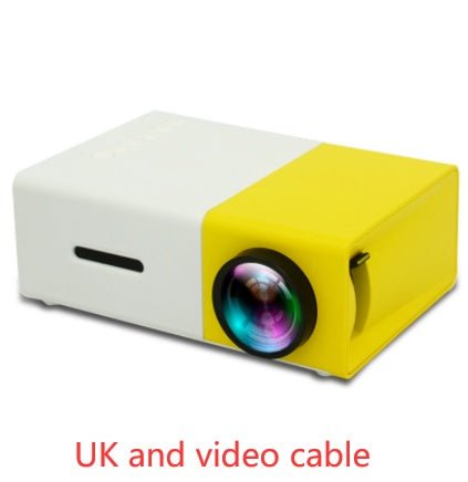 YG300 Mini Portable Projector - HD LED Home Theater Cinema with HDMI & USB - Marify