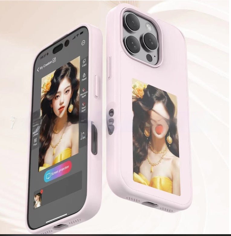 E-Ink Screen Phone Case - Customizable Display Cover, Battery-Free Personalized Design - Marify