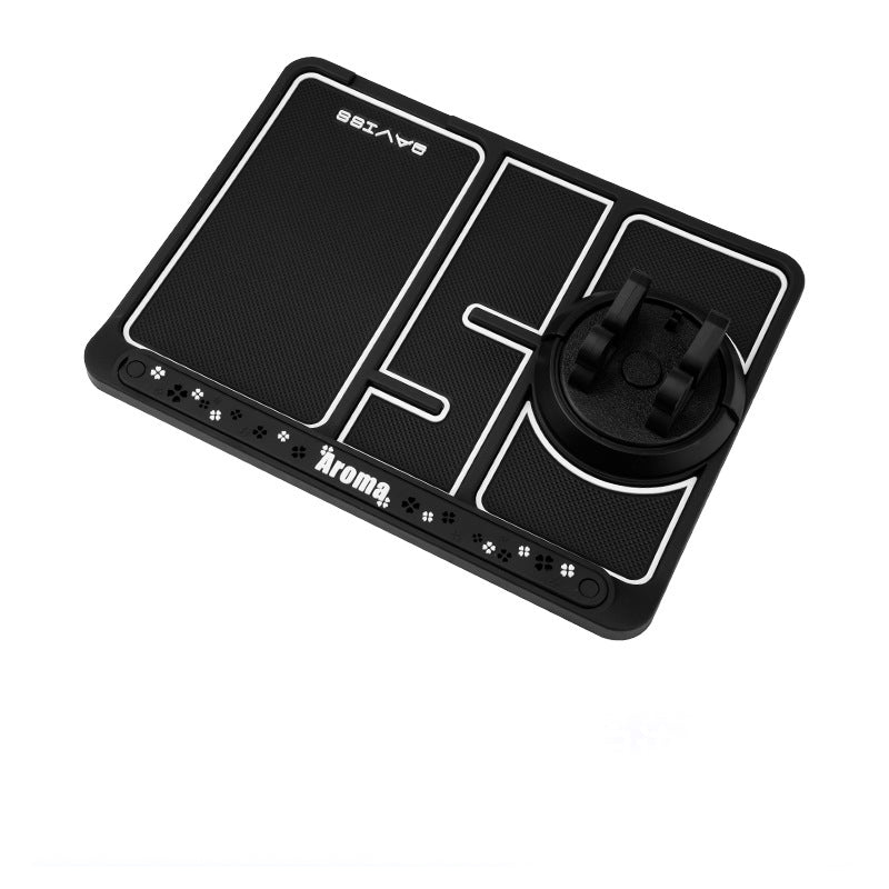 4-in-1 Non-Slip Car Phone Pad - Anti-Slide Dashboard Mat with Parking Number Card Holder - Marify