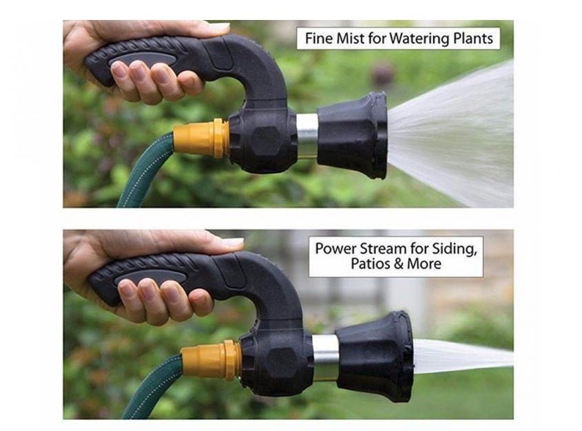 Mighty Power Hose Blaster Nozzle - High Pressure Garden & Car Wash Spray Gun - Marify