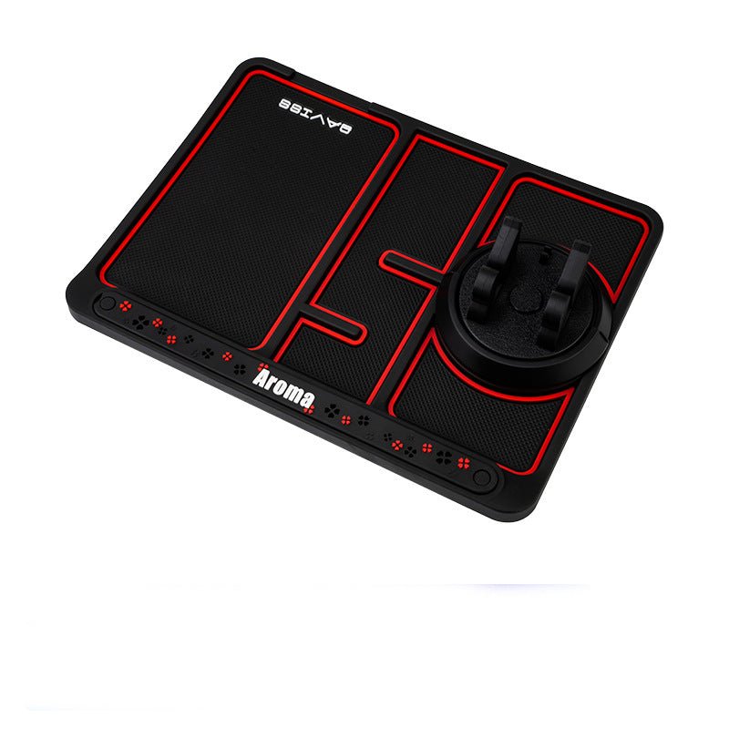 4-in-1 Non-Slip Car Phone Pad - Anti-Slide Dashboard Mat with Parking Number Card Holder - Marify