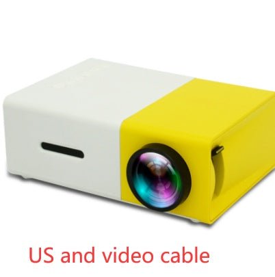 YG300 Mini Portable Projector - HD LED Home Theater Cinema with HDMI & USB - Marify