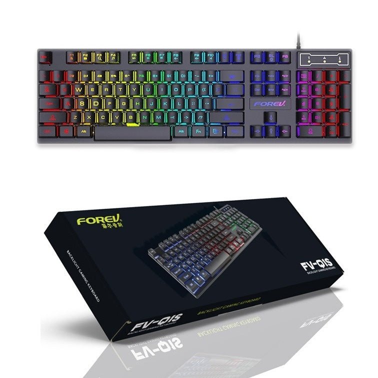 Wired RGB Keyboard - Luminous Backlit Keyboard for Desktop & Laptop - Marify