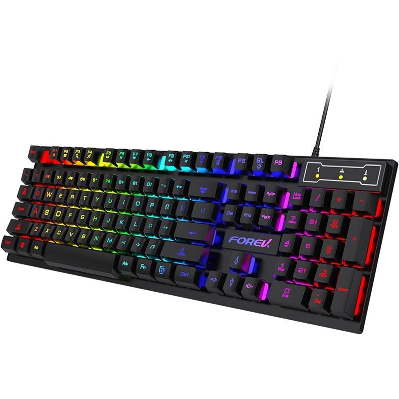 Wired RGB Keyboard - Luminous Backlit Keyboard for Desktop & Laptop - Marify