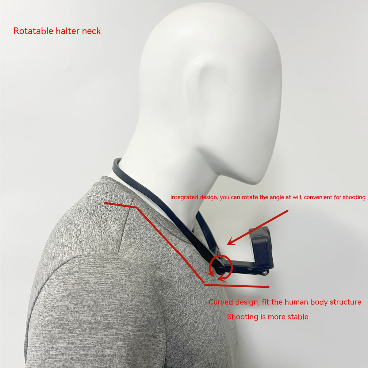 360° Sports Camera & Phone Mount - Chest Harness Collar Bracket for GoPro & Smartphones - Marify