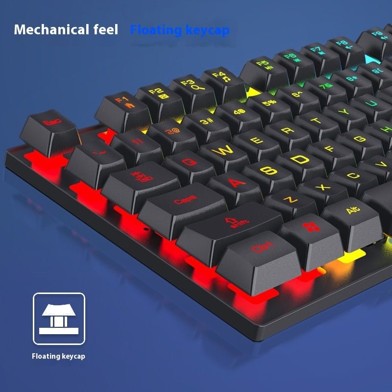 Wired RGB Keyboard - Luminous Backlit Keyboard for Desktop & Laptop - Marify